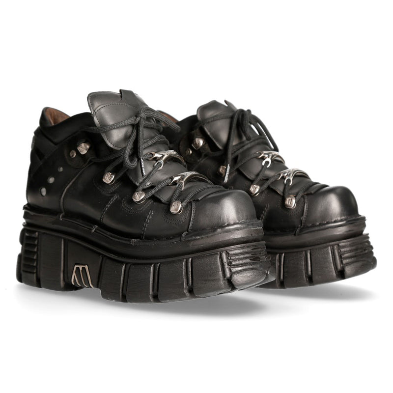 New Rock - Metallic Ankle Boot M-106N-S7