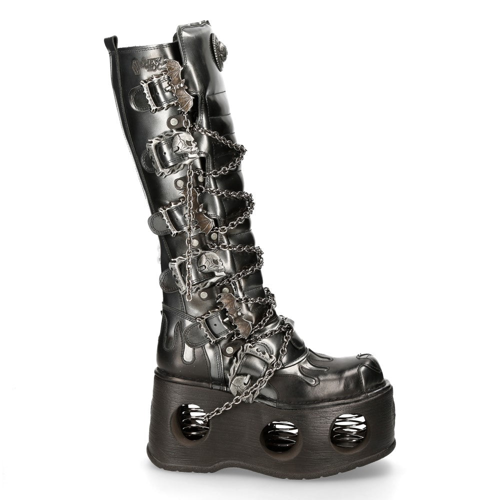 New Rock - Metallic Ankle Boot M-272-C49