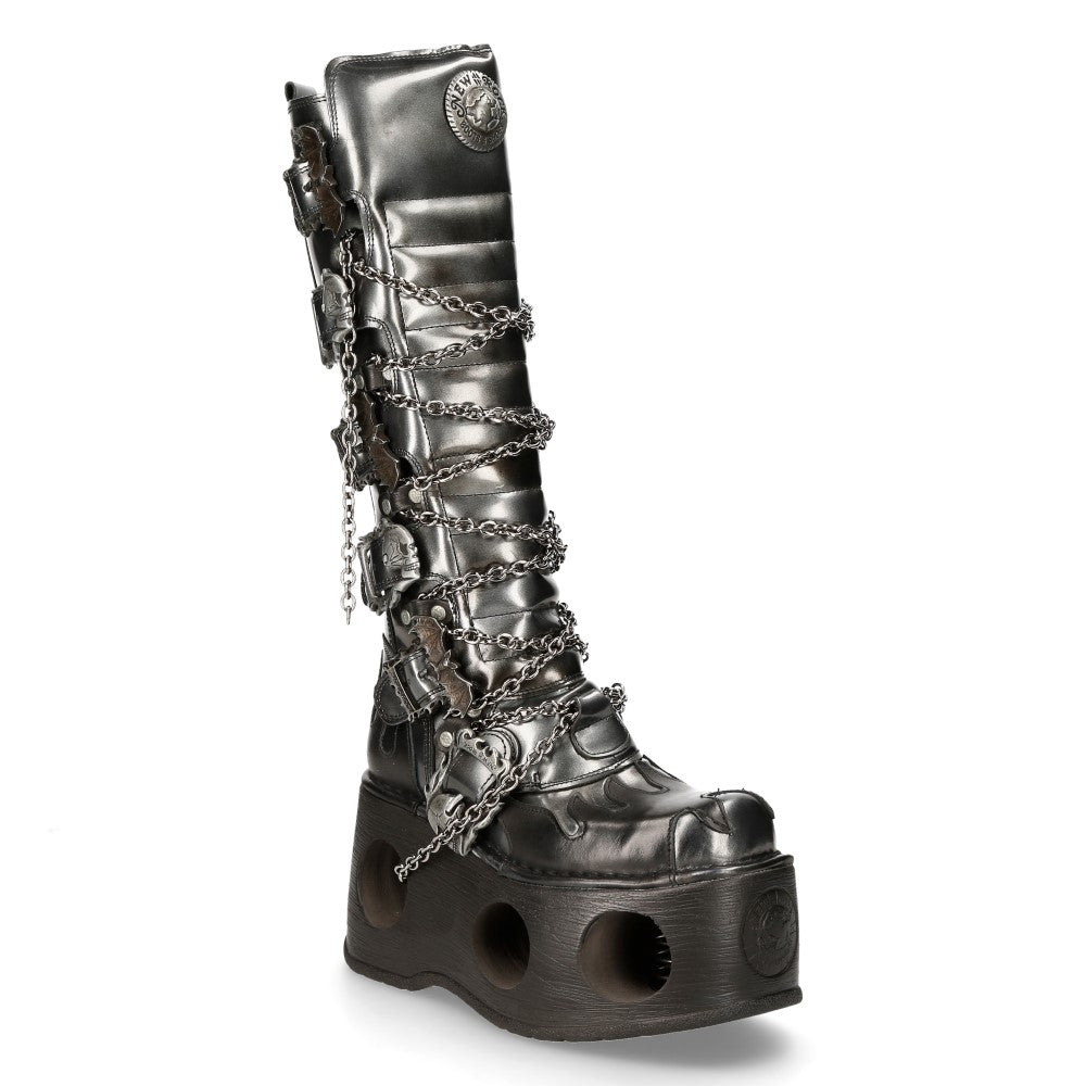 New Rock - Metallic Ankle Boot M-272-C49