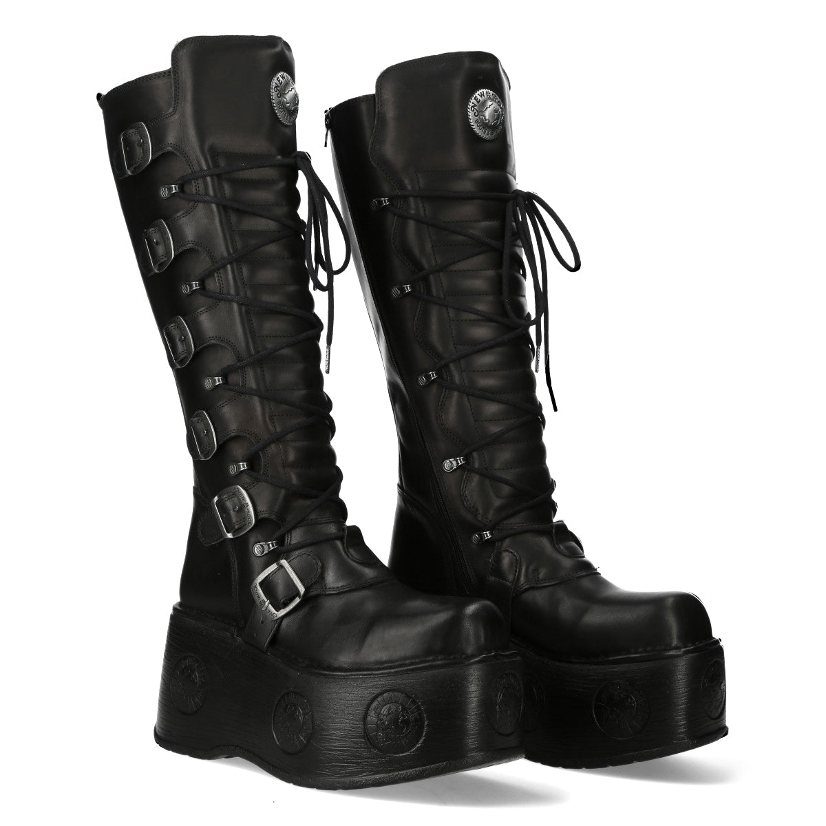 New Rock - Metallic Ankle Boot M-272-C55