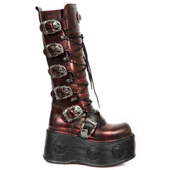 New Rock - Metallic Ankle Boot M-272-CZ03