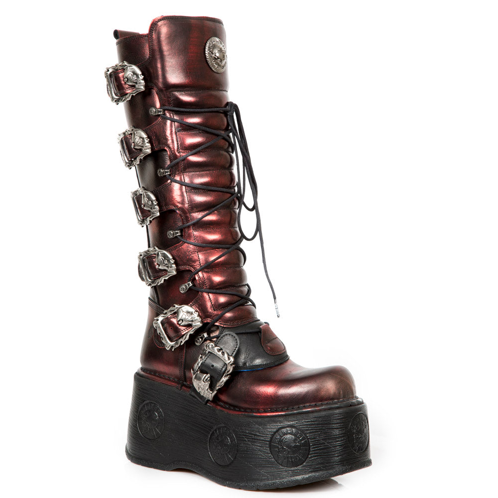 New Rock - Metallic Ankle Boot M-272-CZ03