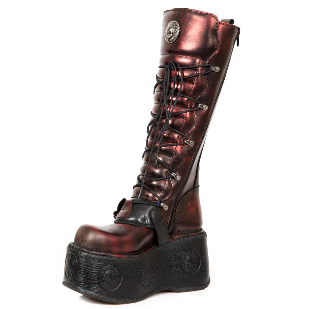 New Rock - Metallic Ankle Boot M-272-CZ03