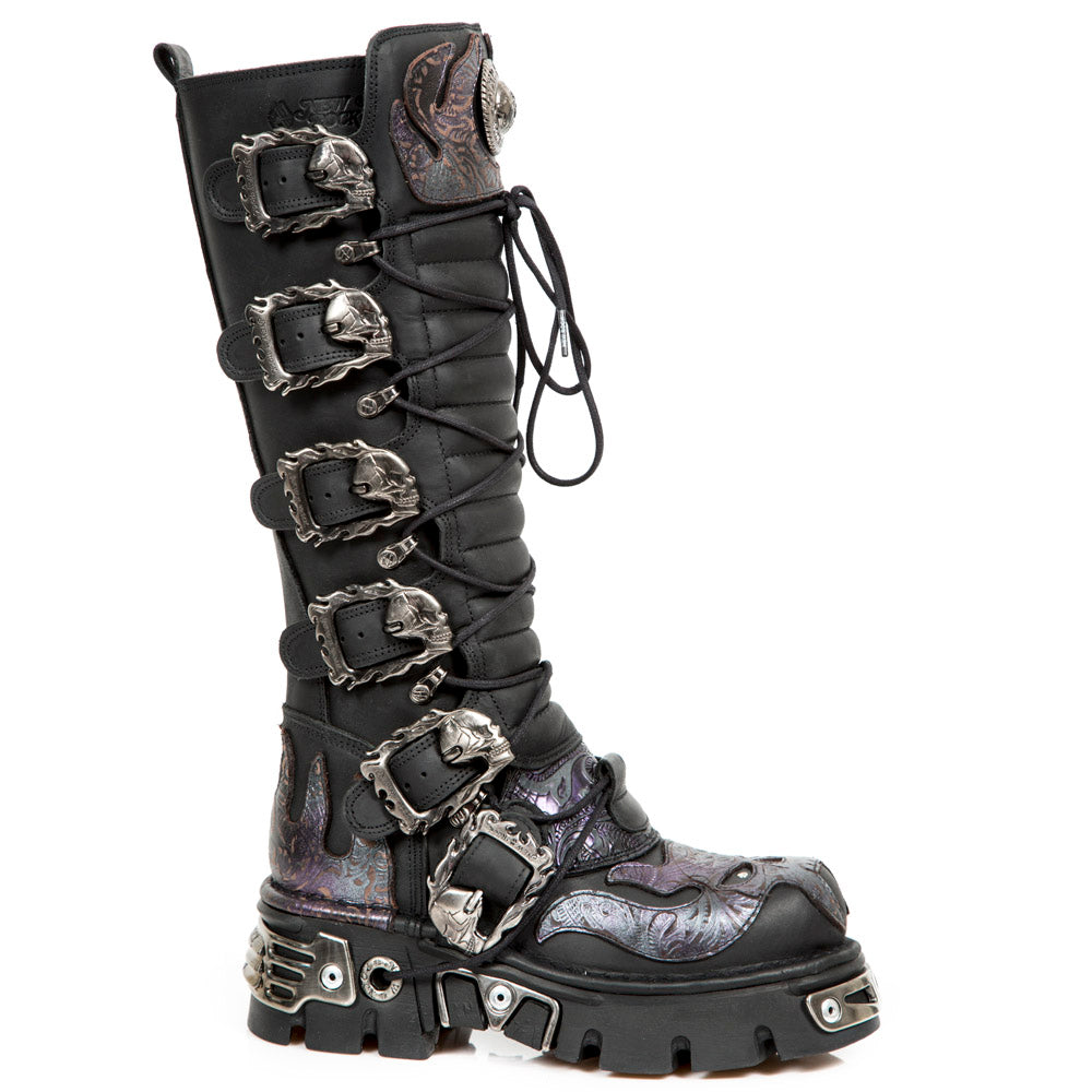 New Rock - Metallic Ankle Boot M-272-CZ18
