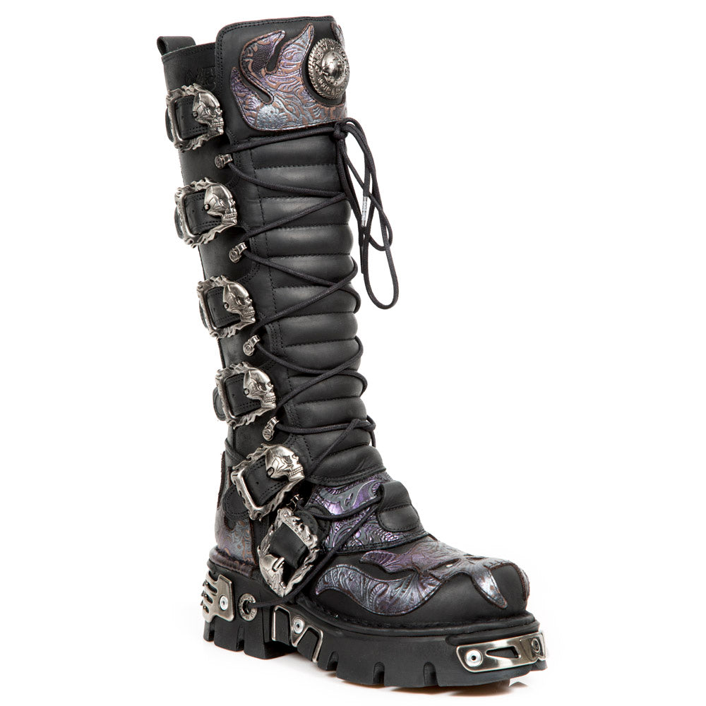 New Rock - Metallic Ankle Boot M-272-CZ18