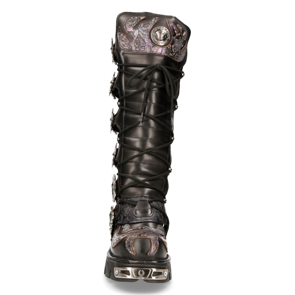 New Rock - Metallic Ankle Boot M-272-CZ33