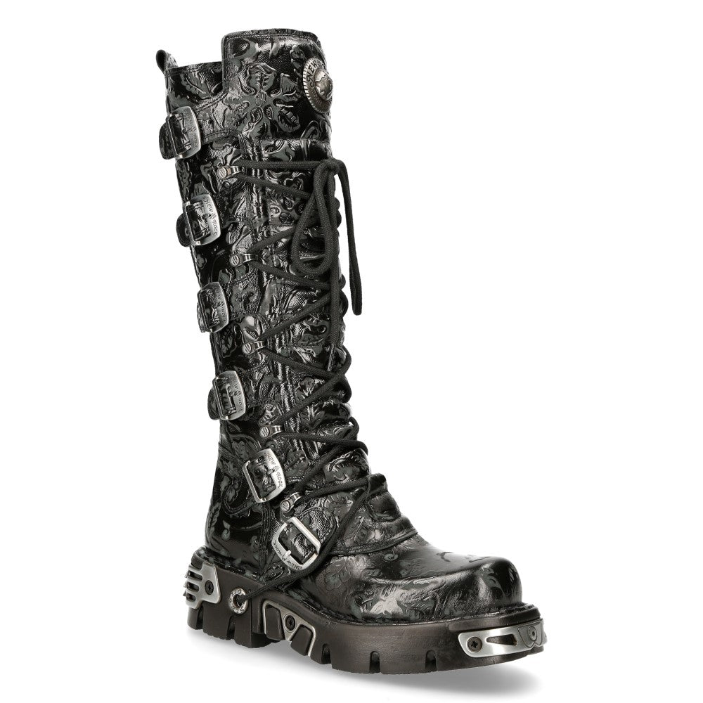 New Rock - Metallic Ankle Boot M-272-CZ35