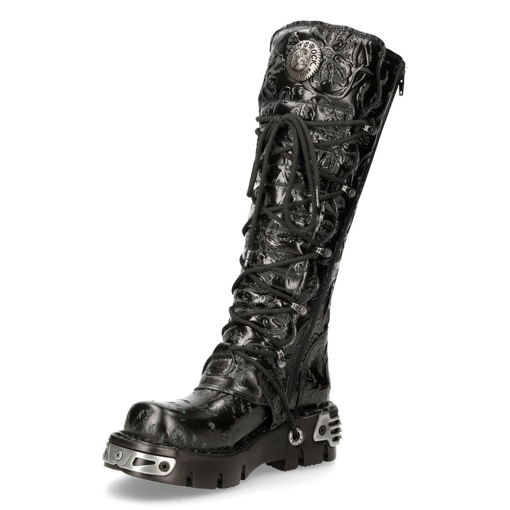 New Rock - Metallic Ankle Boot M-272-CZ35