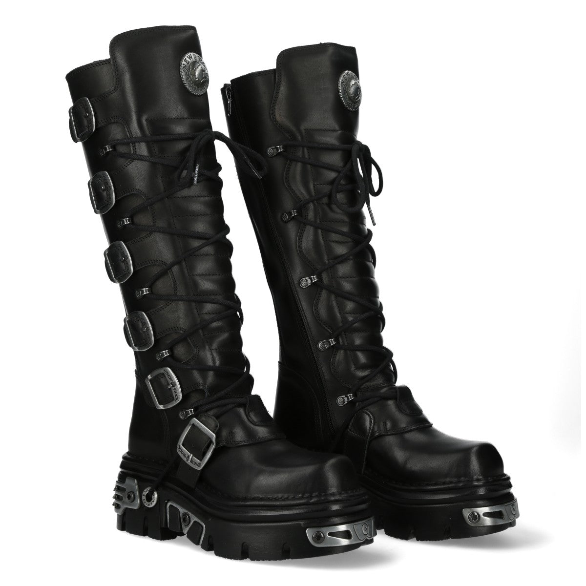 New Rock - Metallic Ankle Boot M-272-S1