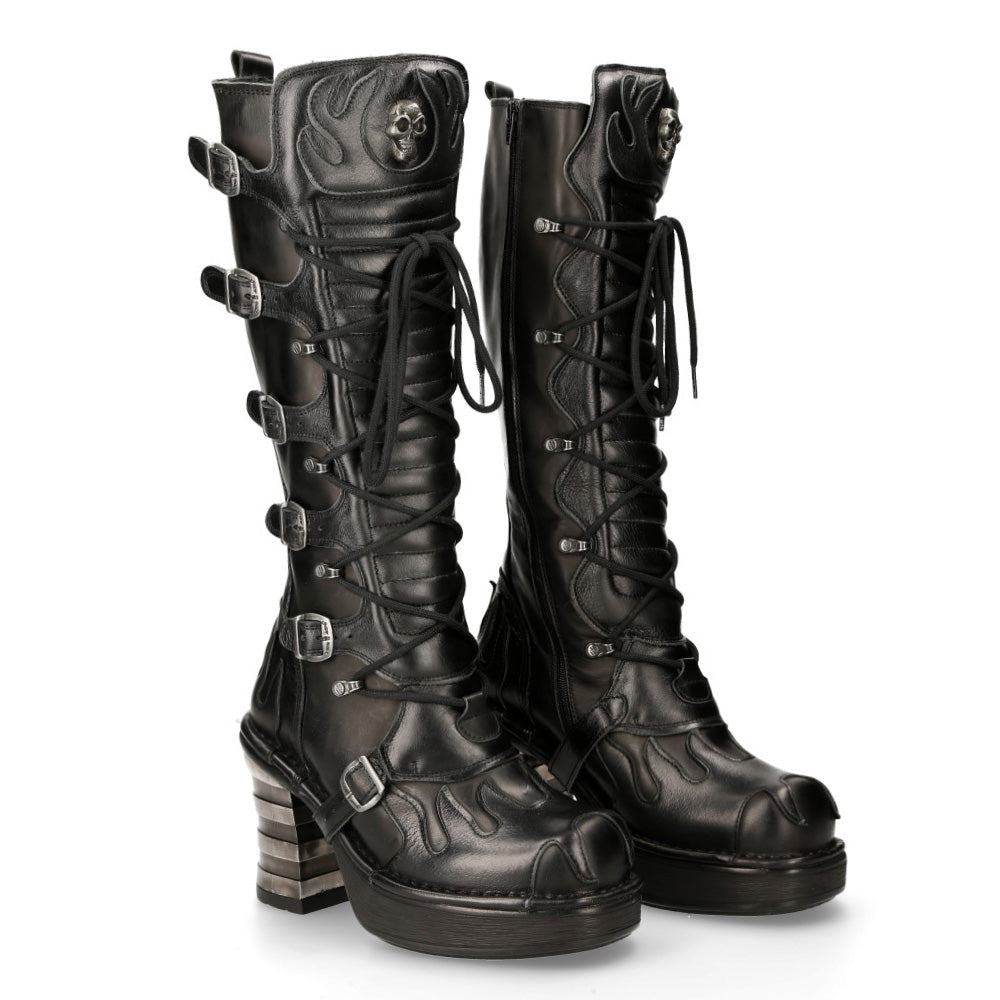 New Rock - Metallic Ankle Boot M-8272-C7