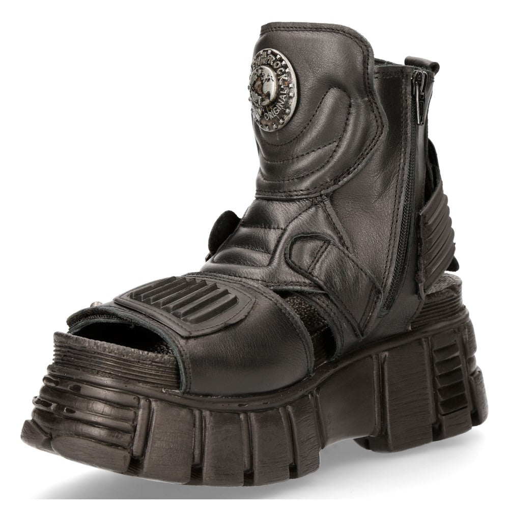 New Rock - Metallic Ankle Boot M-BIOS106-C5