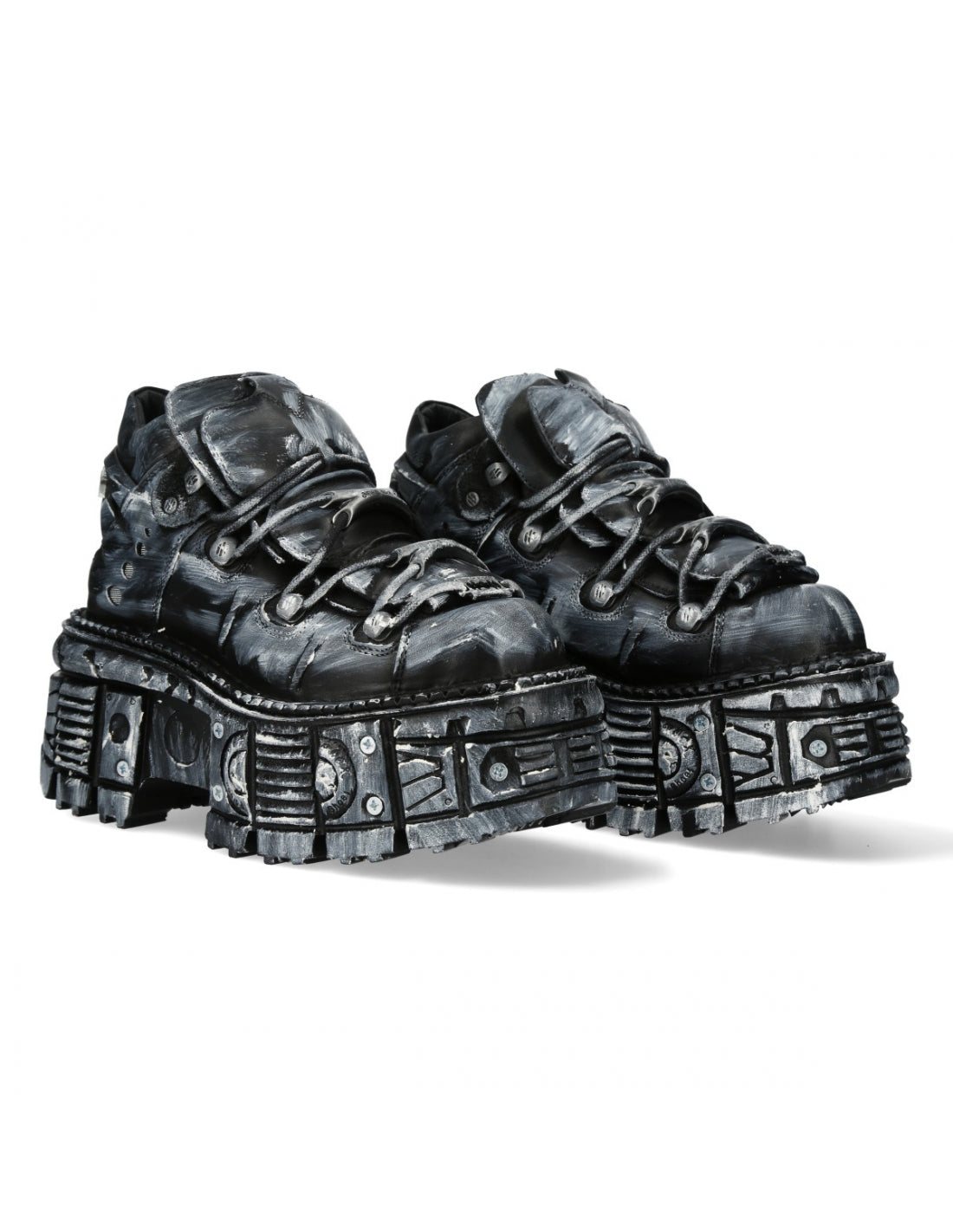 New Rock - Metallic Ankle Boot M-TANK106T-C1 – New Rock Australia
