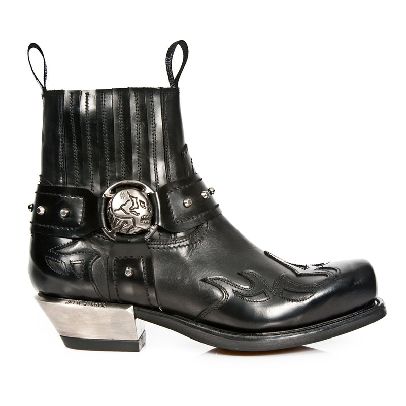 New Rock – West Collection Leather Ankle Boot 7966-S1