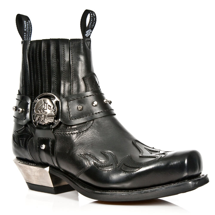 New Rock – West Collection Leather Ankle Boot 7966-S1