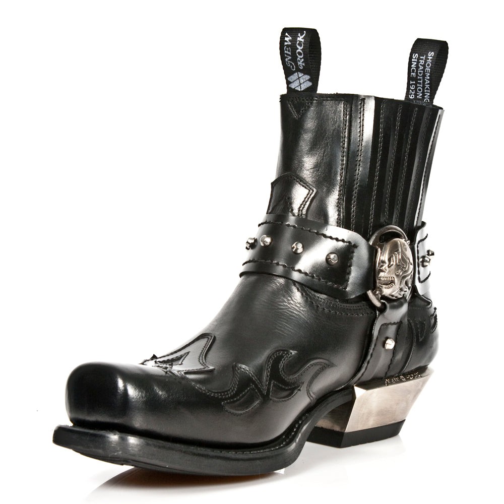 New Rock – West Collection Leather Ankle Boot 7966-S1