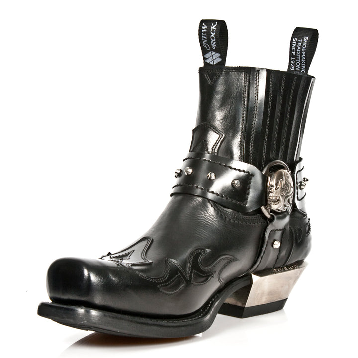 New Rock – West Collection Leather Ankle Boot 7966-S1