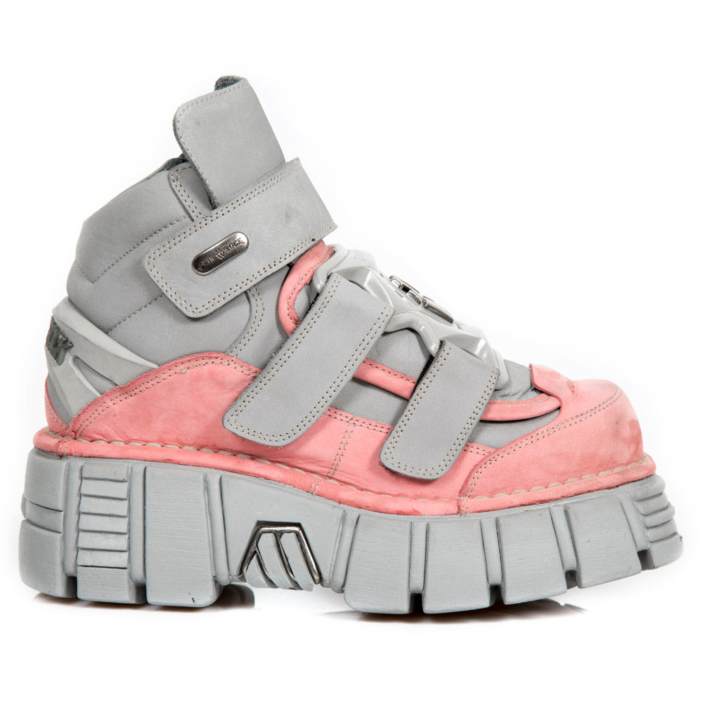 New Rock - Metallic Ankle Boot M-285-C26