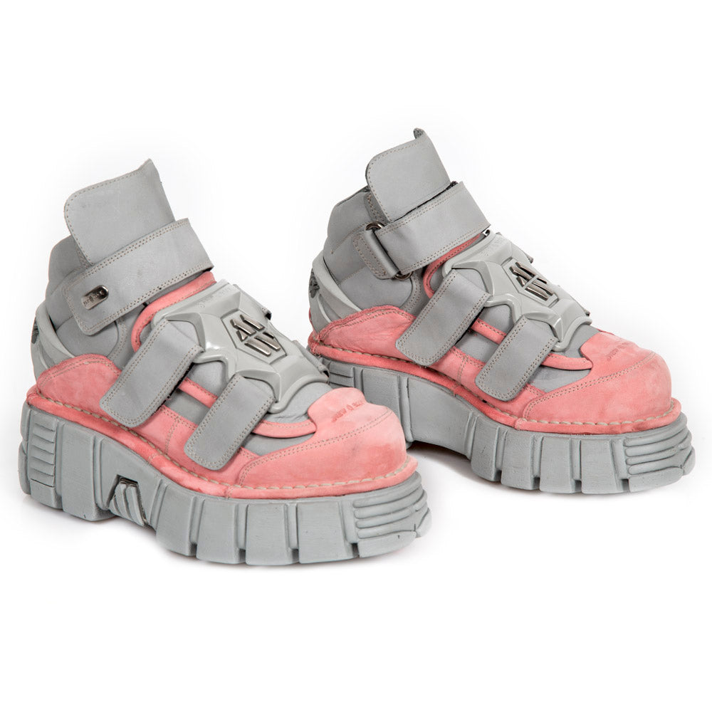 New Rock - Metallic Ankle Boot M-285-C26