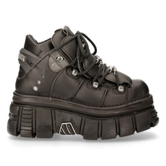 New Rock - Metallic Ankle Boot M-106-V55