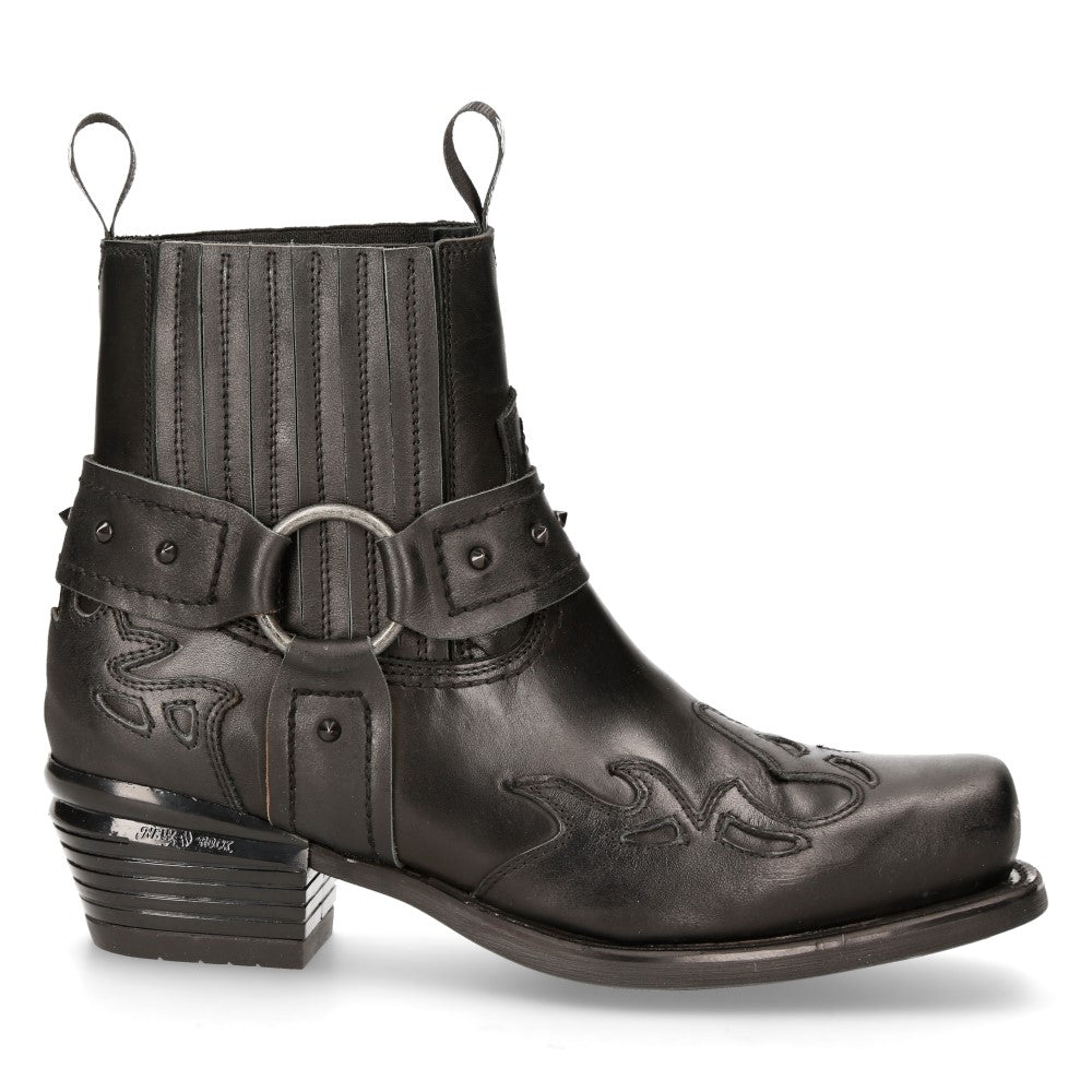 New Rock – West Collection Leather Ankle Boot 7966-C10
