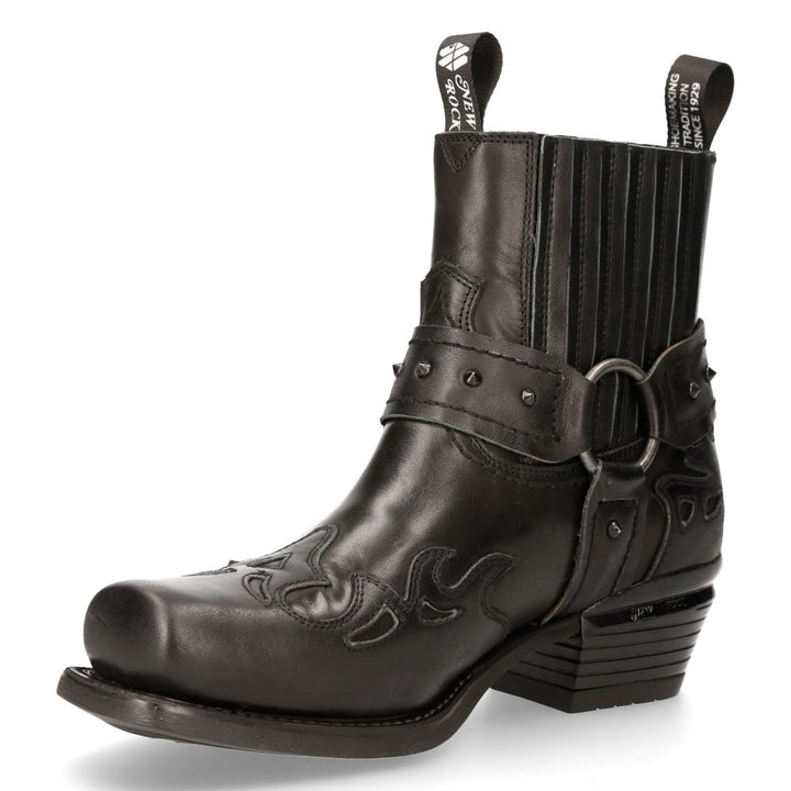 New Rock – West Collection Leather Ankle Boot 7966-C10