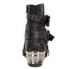 M.WST062-C4-Leopard Print new Rock Boots