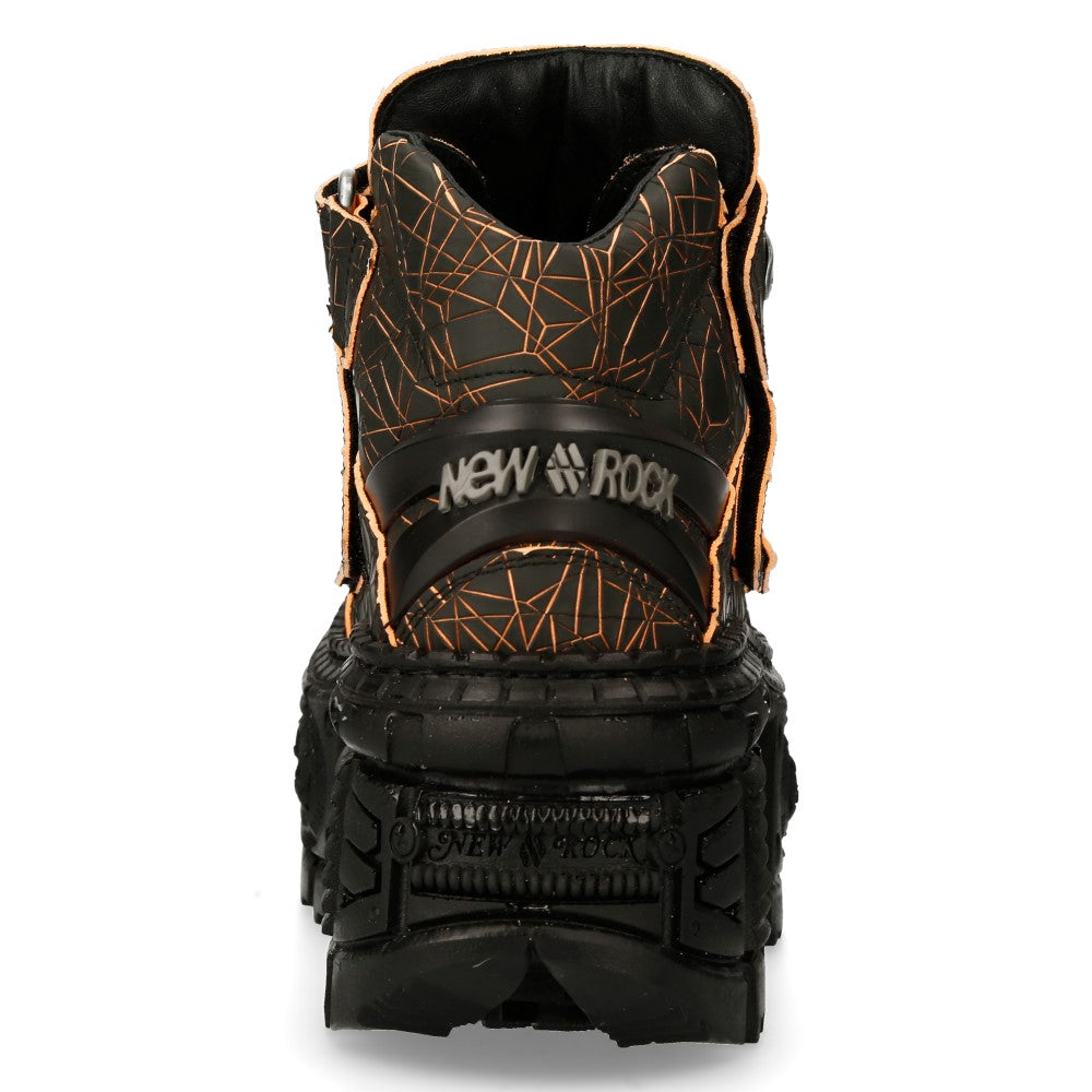 New Rock - Metallic Ankle Boot M-WALL009-C8