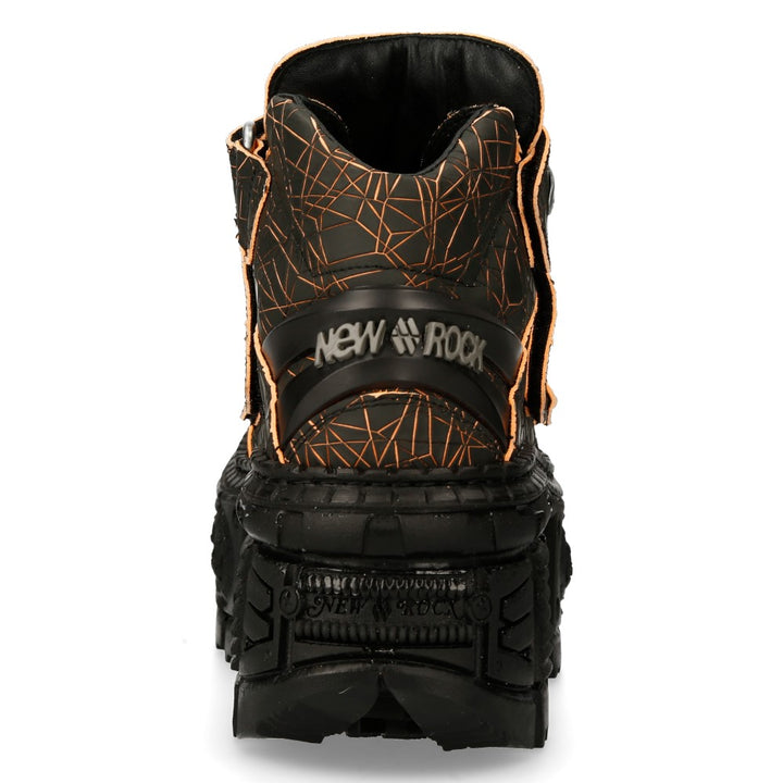 New Rock - Metallic Ankle Boot M-WALL009-C8