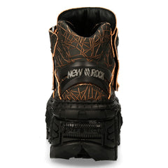 New Rock - Metallic Ankle Boot M-WALL009-C8