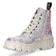 New Rock - Metallic Ankle Boot M-WALL005-V43