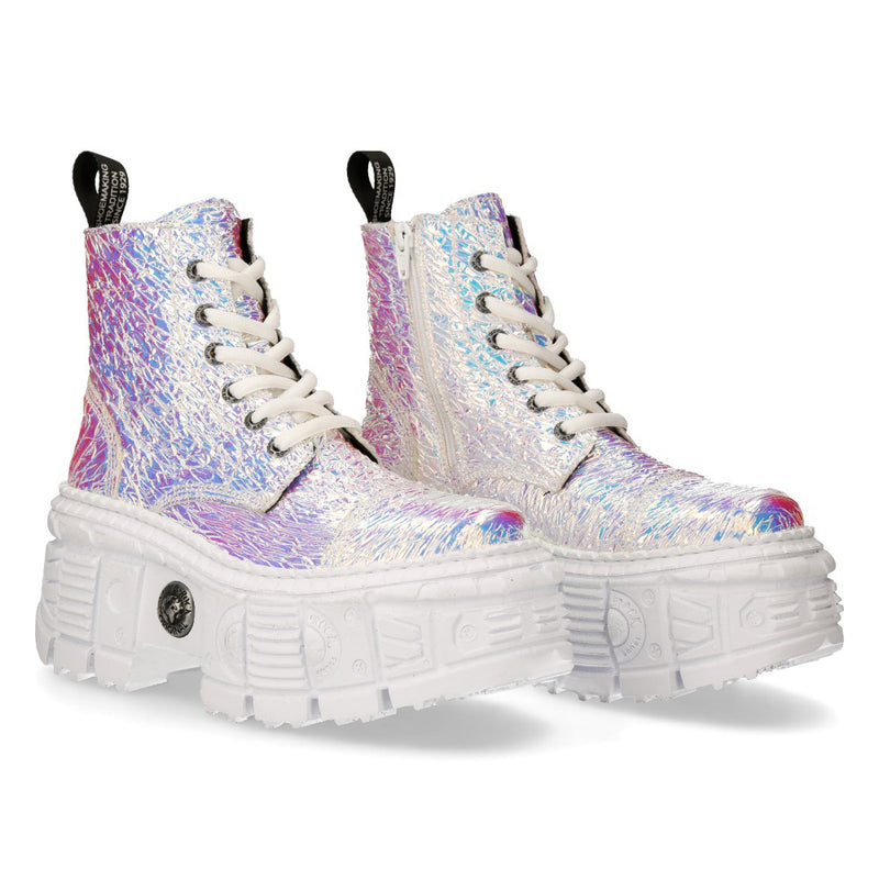 New Rock - Metallic Ankle Boot M-WALL005-V44