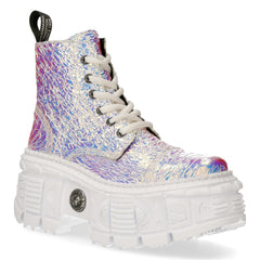 New Rock - Metallic Ankle Boot M-WALL005-V44