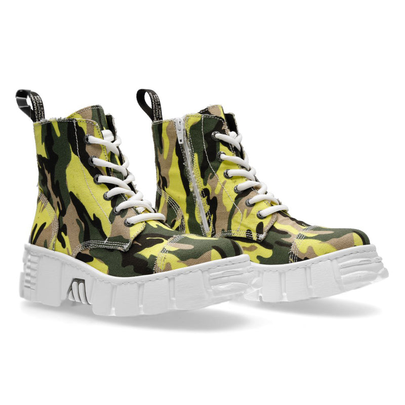 New Rock - Metallic Ankle Boot M-WALL005-V45