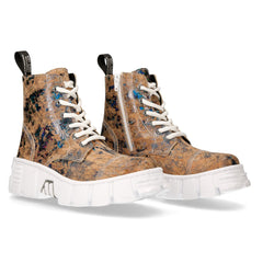 New Rock - Metallic Ankle Boot M-WALL005-V47