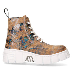 New Rock - Metallic Ankle Boot M-WALL005-V47