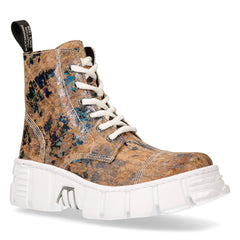 New Rock - Metallic Ankle Boot M-WALL005-V47