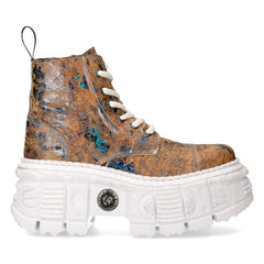 New Rock - Metallic Ankle Boot M-WALL005-V48