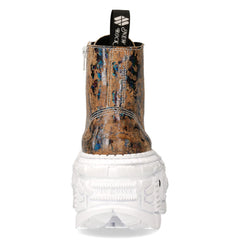 New Rock - Metallic Ankle Boot M-WALL005-V48