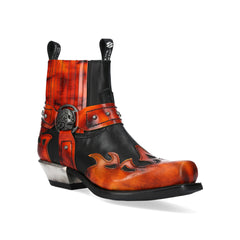 New Rock – West Collection Leather Ankle Boot 7966-C11