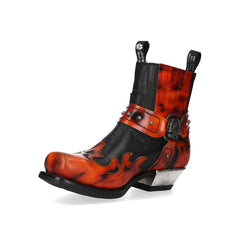 New Rock – West Collection Leather Ankle Boot 7966-C11