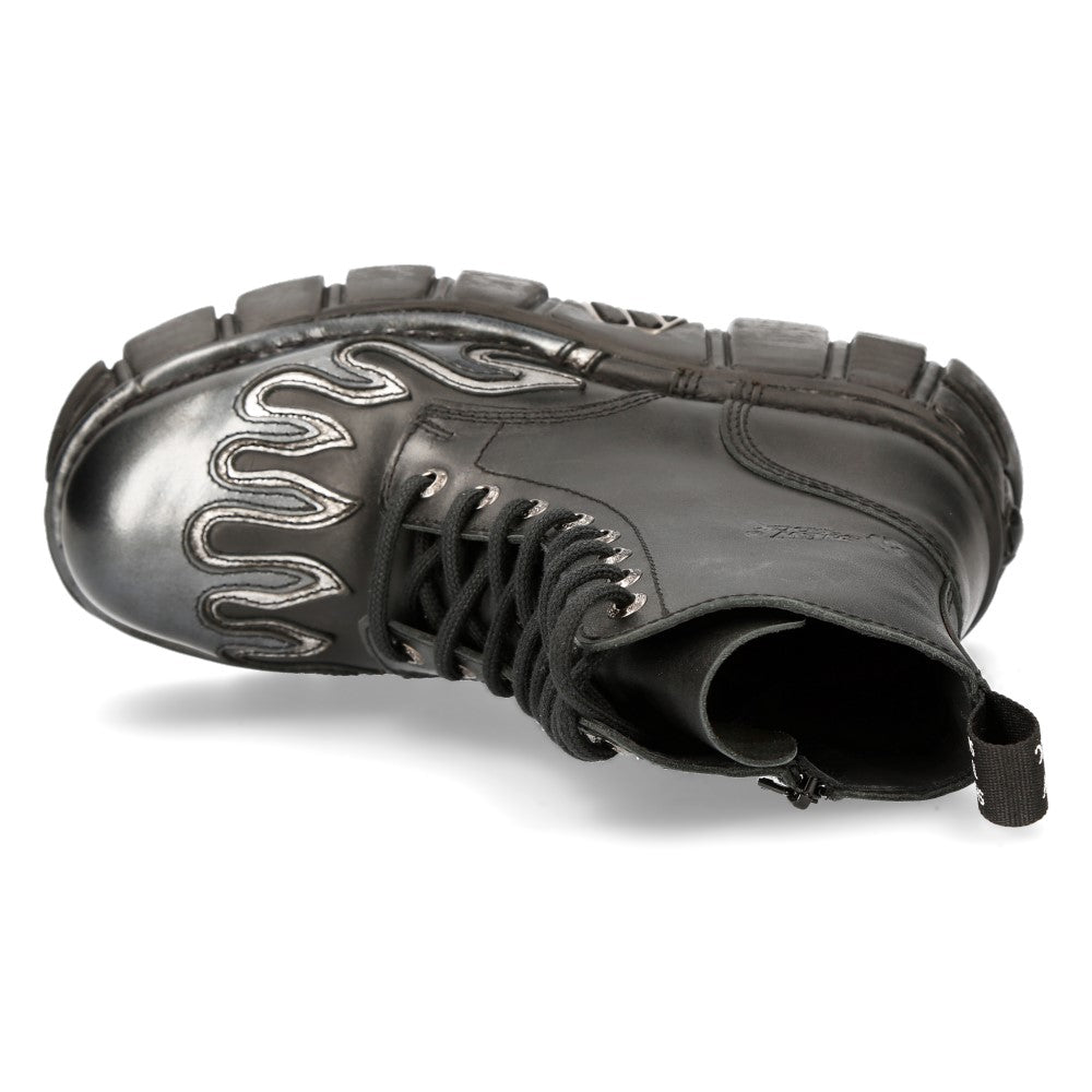 New Rock - Metallic Ankle Boot M-MILI134C-C2