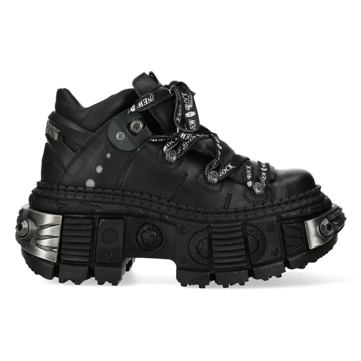 New Rock - Metallic Ankle Boot M-106NLACE-C4