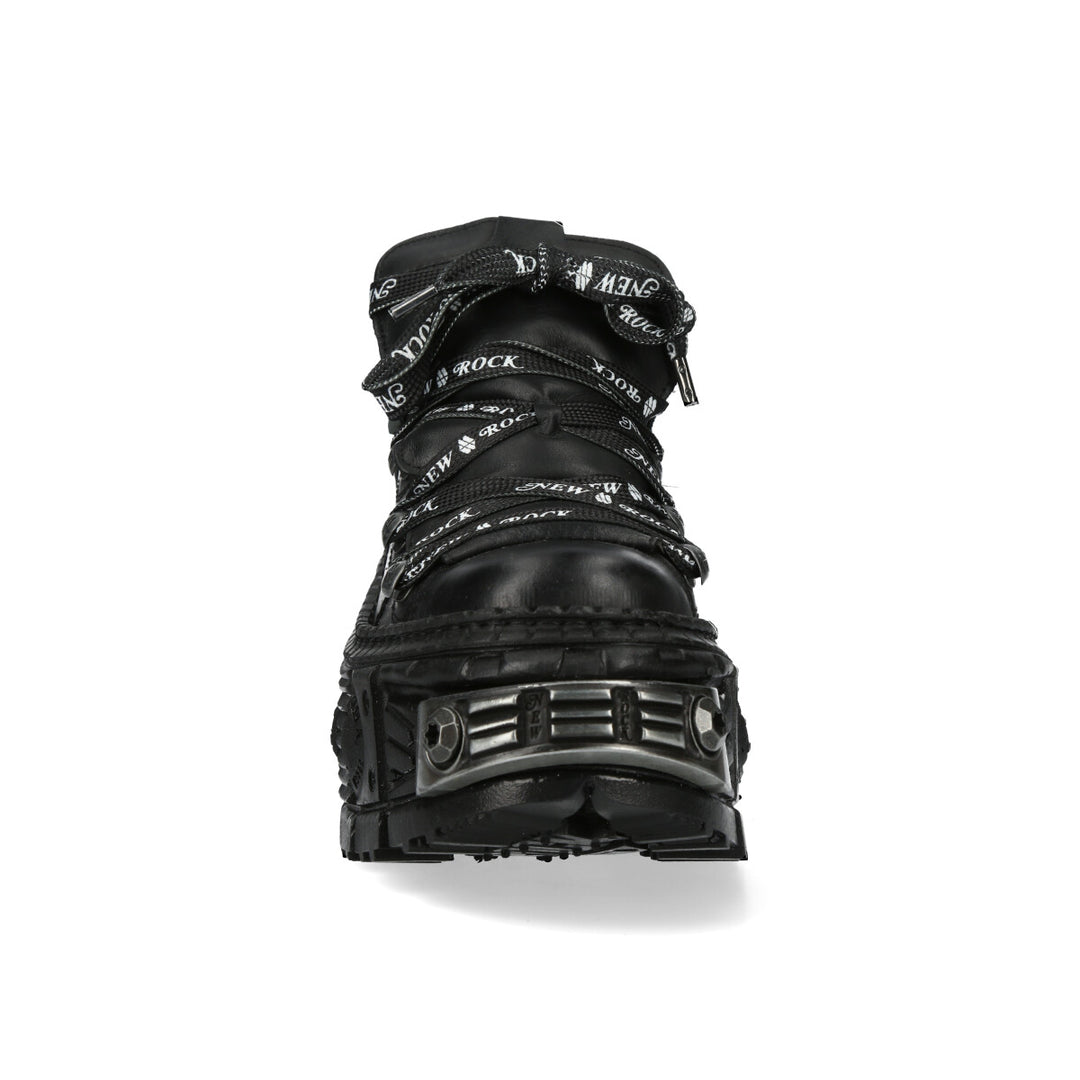 New Rock - Metallic Ankle Boot M-106NLACE-C4