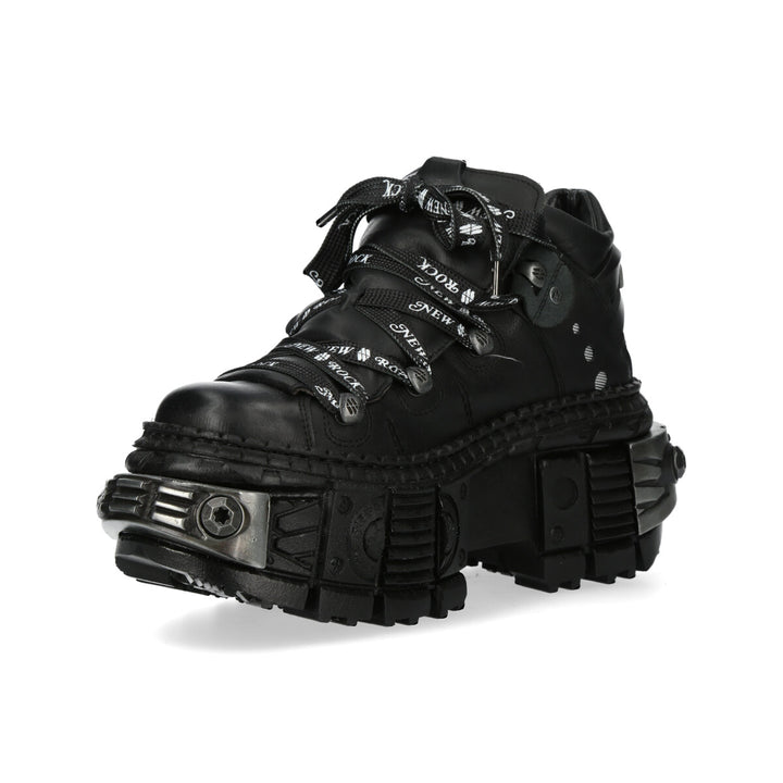 New Rock - Metallic Ankle Boot M-106NLACE-C4