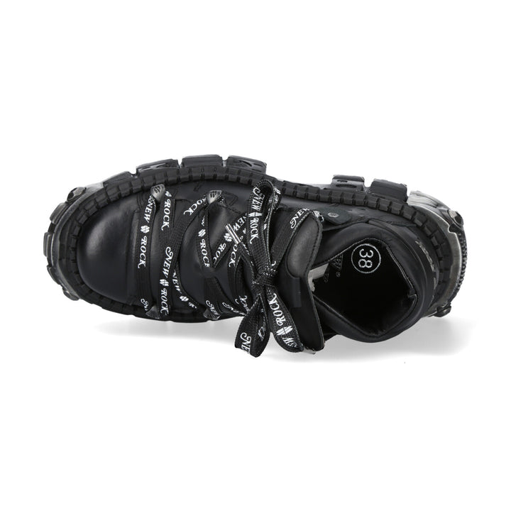 New Rock - Metallic Ankle Boot M-106NLACE-C4