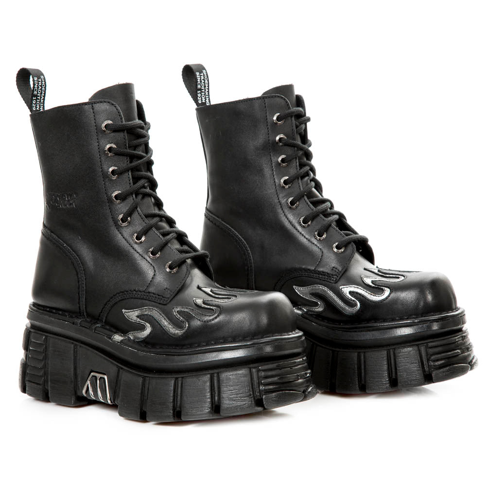 New Rock - Metallic Ankle Boot M-MILI134-C2