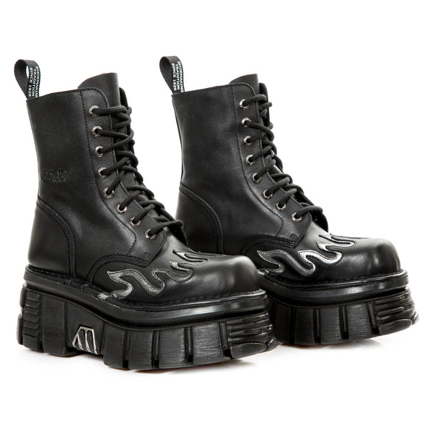 New Rock - Metallic Ankle Boot M-MILI134-C2