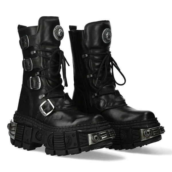 New Rock - Metallic Ankle Boot M-WALL1473-S3