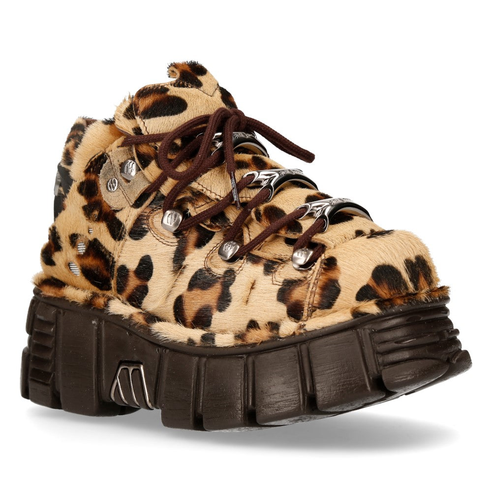New Rocks Low New Rock M-106-C114 Leather Ankle Boot – Metallic Collection | Official ...