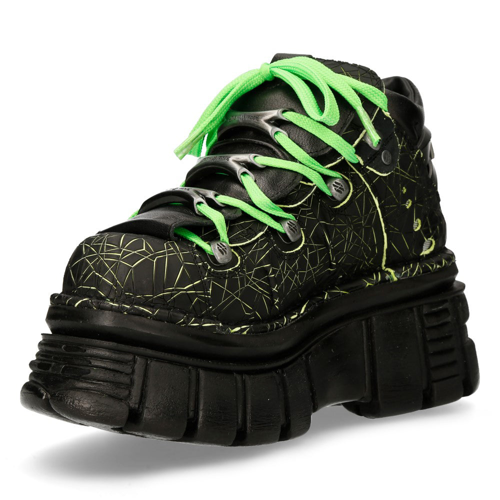 New Rock - Metallic Ankle Boot M-106-C135